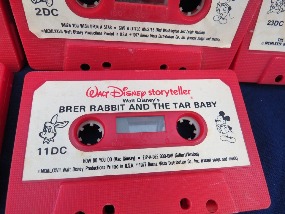 Vintage 5 Pc Lot Walt Disney Storyteller Cassette Tapes Untested eBay