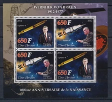 Wernher von Braun Explorer 1, Saturn V space m/s Lollini cat. #WKS12 13