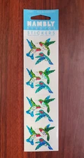 Hummingbird Stickers Hambly Studios Prismatic Mini P7131 Birds Sparkle Sealed