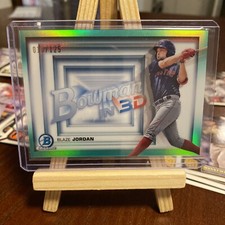 2022 Bowman Chrome Blaze Jordan Bowman In 3D Aqua Refractor #13/125 Red Sox