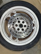 yamaha fz600 fz 600 front rim wheel white mag 1987 1986 1988 86 87 88