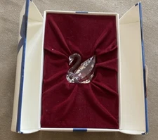 MIB Swarovski SCS Member Small Crystal Swan (1-1/2" Tall) Perfect Condition