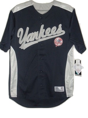 yankees button down jersey