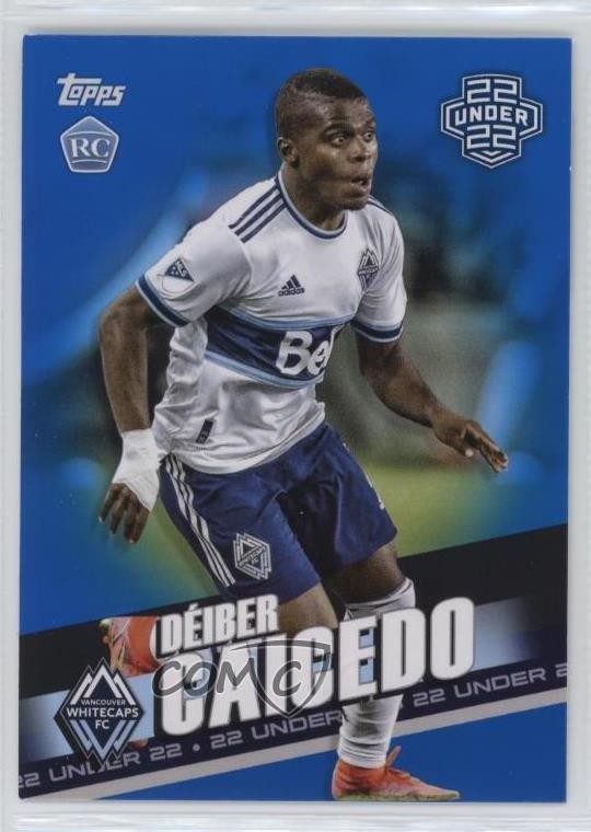 2022 Topps MLS 22 Under Blue 24/99 Deiber Caicedo Déiber #169 Rookie RC 0vl1