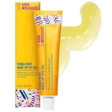 Yerba Mate Wake Up Eye Gel w/ Caffeine & Hyaluronic Acid for Dark Circles