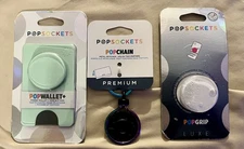 New Popsockets Popwallet Phone Wallet Grip Stand, PopChain, PopGrip Luxe Lot