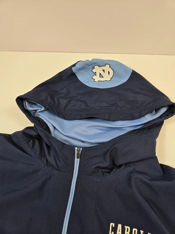 北卡罗来纳州焦油高跟鞋夹克男式 XL 蓝色 NCAA 长曲棍球耐克连帽套衫 — 第 4/4 张图片