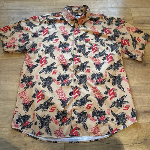 Dixxon Flannel Company Snap-On Tools Hawaiian Shirt XL Short Sleeve Button Up