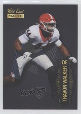 2022 Wild Card MATTE Black Travon Walker #MB-105 Rookie RC 0o1d. rookie card picture
