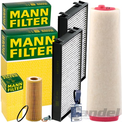 MANN FILTER INSPEKTIONSPAKET passend für 3.0/30d BMW X5 E70 X6 E71 E72 211+235PS