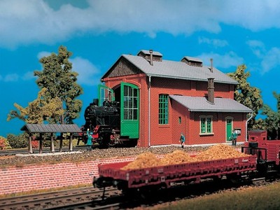 Vollmer 49110 H0 Lokschuppen, einständig