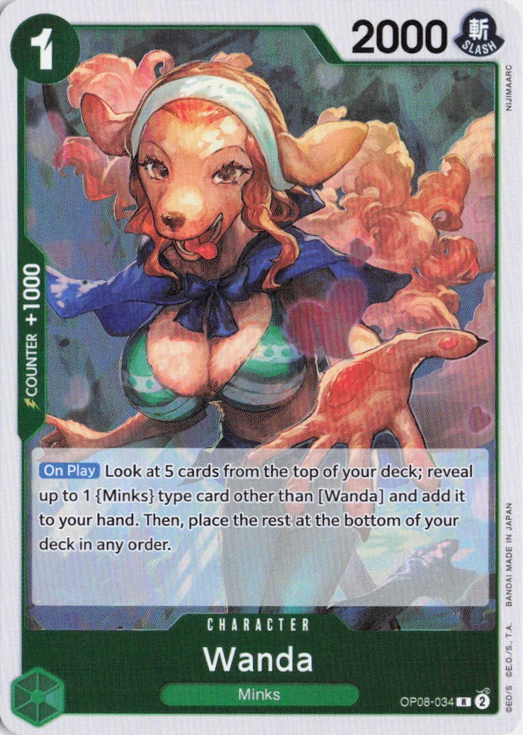 Wanda EN: Two Legends OP08-034 NM