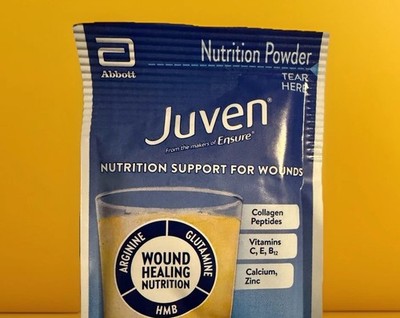 Juven Wound Healing Powder Collagen 2 Individual Packets For Trial Orange Flavor