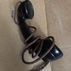 WWII US Military Field Telephone EE 8 A & B hand Set WW2 USGI Phone Receiver