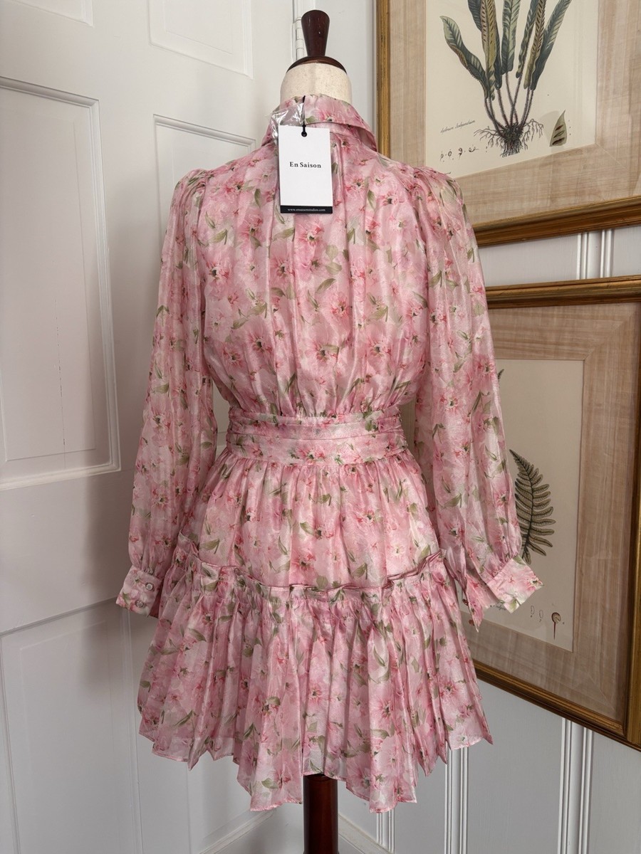 en saison pink dress Megan Mini Dress by En Saison in Pink, Size: XS at Anthropologie