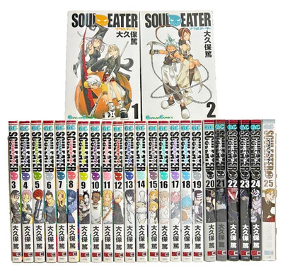 Soul Eater Vol.1-25 Complete Full Set Manga Comics Atsushi Ohkubo Japanese ver