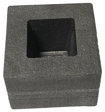 Graphite Ingot Mold For Casting 50 oz Gold Cube