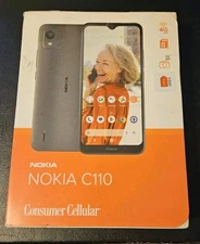 Nokia C110 Consumer Cellular, 6.3 in, 32GB, 4G LTE 13(MP)Mega Pixel Grey -
