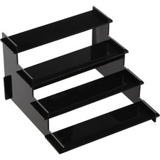 4 Tier Acrylic Display Risers for Perfume Organizer Cupcake Stand Holder Shelf