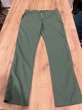 William Murray Golf Pants Men’s 34 Olive Green Performance Stretch Casual