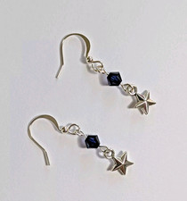 Simple Star earrings With Cyrstal