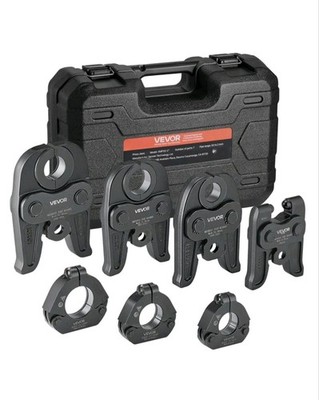 VEVOR MegaPress Pressing Kit 1/2'' to 2'' w/ Actuator And Case - VMP1/2-2 7PCS Set