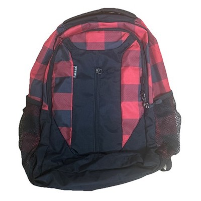 Orben Backpack Red and Black Checkered - NWOT- FREE Shipping