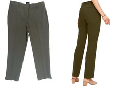 Talbots Hampshire Ankle Straight Leg Stretch Petite Career Pants Women's Sz 10 P