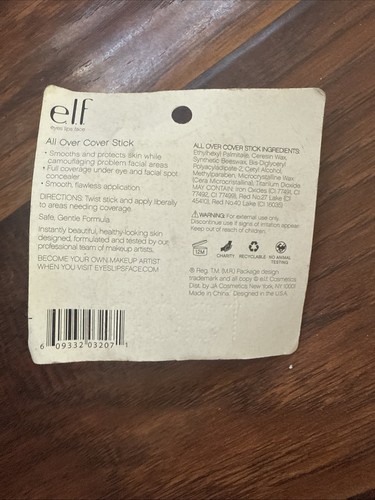 Elf All Over Color Stick 3207 Rosi Beige New - Picture 3 of 3