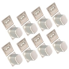 LABLT 8Pcs Stainless Steel with Non-Stick Coating 1/6 Size 6" Deep Thickened