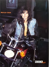 MOTLEY CRUE TOMMY LEE VINTAGE 80'S FULL PAGE MAGAZINE PINUP POSTER CLIPPING (A)