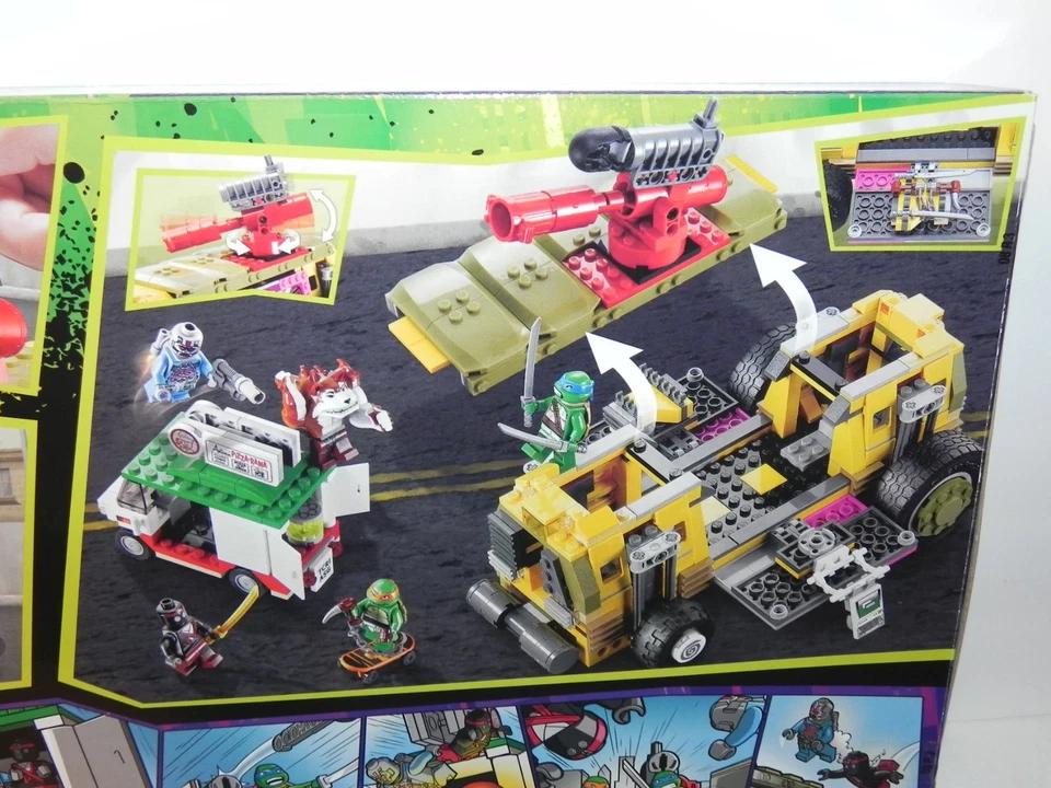 LEGO TMNT 79104 ~ The Shellraiser Street Chase 620pcs. NEW Sealed Box - Image 3 of 4