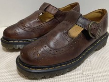 Dr. Martens Wingtip Leather Shoes UK6 25cm Brown Pre-owned, Classic Style