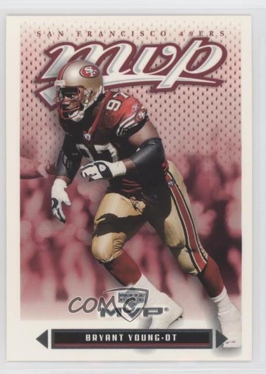 2003 Upper Deck MVP Bryant Young #76 HOF 0ea9