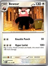 Bewear 112/132 Common Mega Evolution Pokemon Near Mint