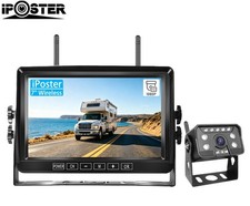 Digital Wireless 7" DVR Monitor BSD 1080P Backup Camera RV Truck Trailer Van