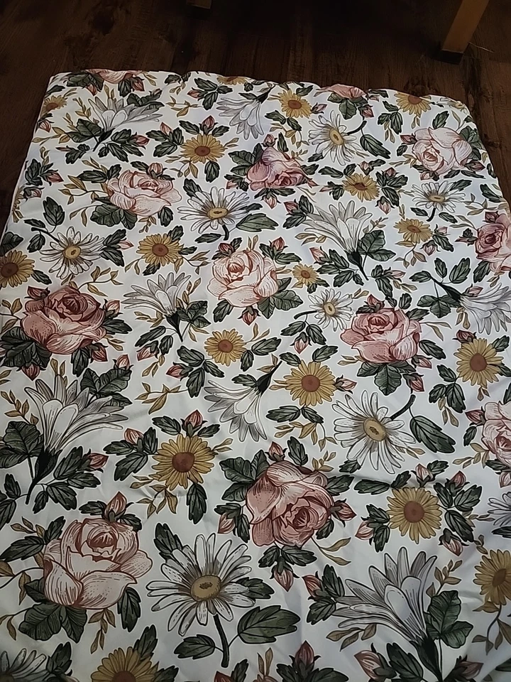 Juego de cama para cuna de bebé floral acuarela Sweet Jojo Designs para niñas Foto 2 de 4