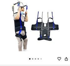 Full Body Lift Sling Hover Patient Walking Standing Aid Adjustable Waist Range