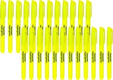 100 Packs of Bulk Yellow Highlighters Bright Wholesale Highlighters School