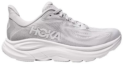 Hoka One One Clifton 10 Women's Size 6.5 Ash Grey / White Running Shoes