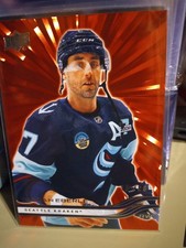 2025-26 Upper Deck Series 2 - Jordan Eberle #398 Red Outburst #d 15/25