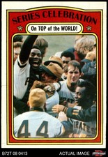 1972 Topps #230 Manny Sanguillen 1971 World Series Summary - Celebration 7 - NM