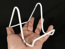 Easel Display Stand Medium Size White Color Vinyl Coated