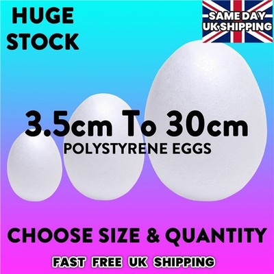 30 mm bis 300 mm Styropor EIER Kinder Ostern Bastelideen Modellierrequisiten