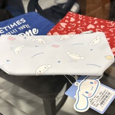 Sanrio Cinnamoroll Blue Makeup Bag Set Zippered Fabric plus 3 makeup bags