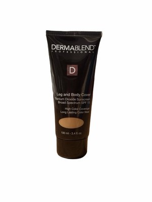 Dermablend Leg and Body Cover Titanium Dioxide Sunscreen, 3.4 oz Caramel