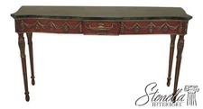 L44670EC: JOHN WIDDICOMB Adam Style Console Table w. Faux Marble Top