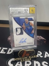 2023 Panini Immaculate Luka Doncic Patch Auto FOTL /8 BGS 8.5/10 Crazy Patch