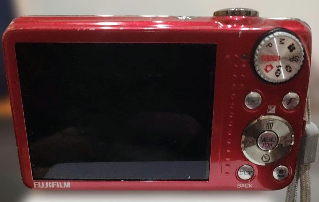 Fujifilm FinePix F80EXR Red Compact Digital Camera Tested Working