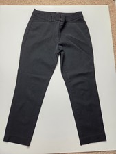 White House Black Market Ponte Slim Ankle Pants Career Business Black Size 8 New